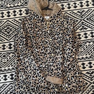 Kim Rogers Tan and Black Animal Print Jacket